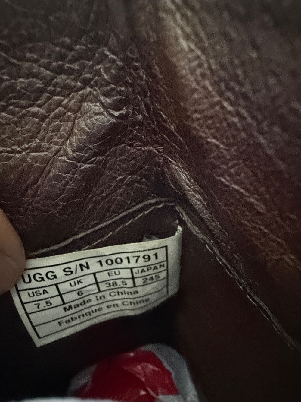 UGG Deanna Suede Moto Boots Chestnut Brown Womens 7.5 Fall Leather - Picture 13 of 14